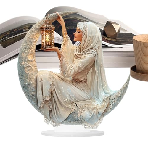Eid-Tischdekoration – Partyzubehör, Ornamente, Mond-Eid-Tischschild, Ornament für Party, Tisch, Zuhause, Kunsthandwerk, Dekoration Eid-Tischdekoration – Partyzubehör, Ornamente, Mond-Eid-Tischschild, Ornament für Party, Tisch, Zuhause, Kunsthandwerk, Dekoration von Generic