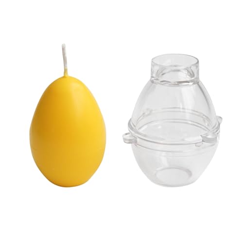 Eier Kerzeform - wiederverwendbares Silikonguss, DIYS -Kerzenmake -Form | 2.7 * 2,5 Zoll Handwerksseife Harzformwerkzeug, handgefertigtes Wachsform -Set, Silikonwerkzeug verwenden Hobby Eier Kerzeform - wiederverwendbares Silikonguss, DIYS -Kerzenmake -Form | 2.7 * 2,5 Zoll Handwerksseife Harzformwerkzeug, handgefertigtes Wachsform -Set, Silikonwerkzeug verwenden Hobby von Generic