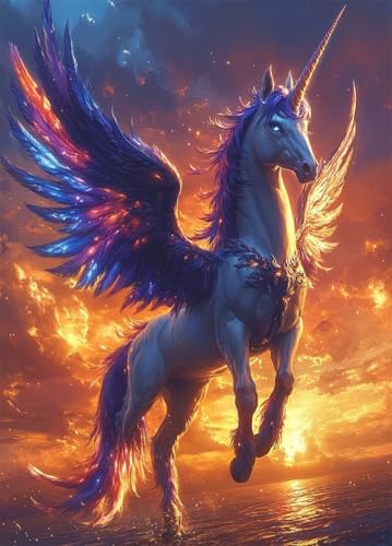 Einhorn Diamond Painting Erwachsene, Diamond Painting Sonnenuntergang Crystal Art Muster 5D DIY Quadratische Steine Vollbohrer Mosaik Bastelset Erwachsene, Home Deko Wohnzimmer 60x80cm -bby2507R9 Einhorn Diamond Painting Erwachsene, Diamond Painting Sonnenuntergang Crystal Art Muster 5D DIY Quadratische Steine Vollbohrer Mosaik Bastelset Erwachsene, Home Deko Wohnzimmer 60x80cm -bby2507R9 von Generic