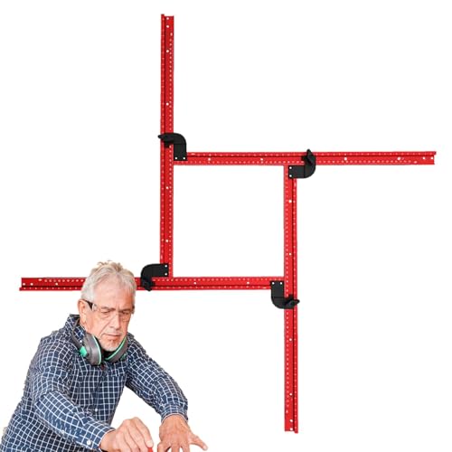 Einstellbare quadratische Fräsform,Einstellbare Fräsform - Vorlagenführer für quadratischen Router,Variable Fräsform zur Herstellung von quadratischen und rechteckigen Schlitzen, Saftnudelfräsform Einstellbare quadratische Fräsform,Einstellbare Fräsform - Vorlagenführer für quadratischen Router,Variable Fräsform zur Herstellung von quadratischen und rechteckigen Schlitzen, Saftnudelfräsform von Generic