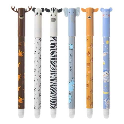 Einziehbare radierbare Gelschreiber, radierbare Gelstifte, 6 x 0,5 mm Spitze, ergonomischer Schreibwaren-Marker, Springbrunnen-Kugelschreiber zum Zeichnen, Schreiben, Notizen, Studium, Prüfungen Einziehbare radierbare Gelschreiber, radierbare Gelstifte, 6 x 0,5 mm Spitze, ergonomischer Schreibwaren-Marker, Springbrunnen-Kugelschreiber zum Zeichnen, Schreiben, Notizen, Studium, Prüfungen von Generic