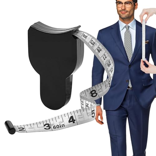 Einziehbares Maßband – Lederband in Zentimeter, selbstsicherndes Maßband | 60-Zoll-Maßband, Armumfang, Möbel für Arme, Bett, Bauch, von Generic