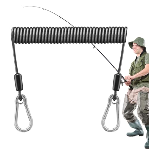Einziehbares Seil mit Antirutsch – Sicherer Karabiner für Sport und Extremsport | Edelstahl-Teleskopkabel, Anti-Verlust-Haken, für Wandern und Angel-Liebhaber Einziehbares Seil mit Antirutsch – Sicherer Karabiner für Sport und Extremsport | Edelstahl-Teleskopkabel, Anti-Verlust-Haken, für Wandern und Angel-Liebhaber von Generic