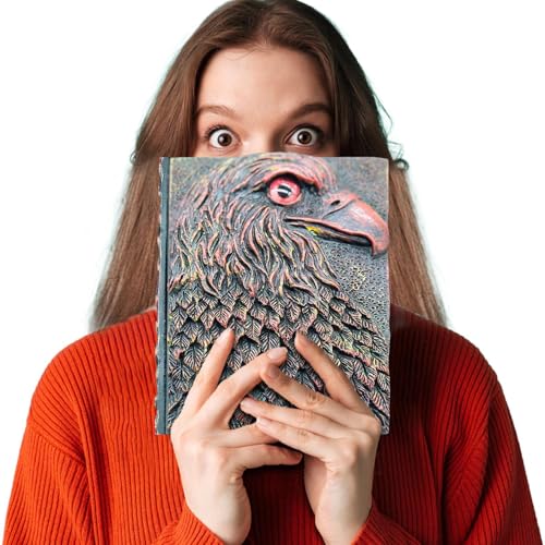 Einzigartiges Eagle -geprägter Buch | 3D -Cover -Notizbuch, Antique Handmade Journal | Hardcover Liner, Schreiben von Notebook -Geschenk für Männer Frauen von Generic