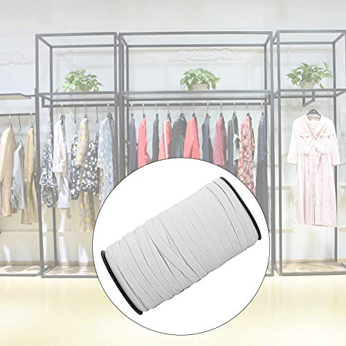 Elastizitätsband, Elastisches Bandnählust -Accessoire Flach Gestrickt 8mm 100 -Yard -Kleidung DIY Accessoire Elastic Craft für Kleidung DIY (Polypropylenfasern) von Generic