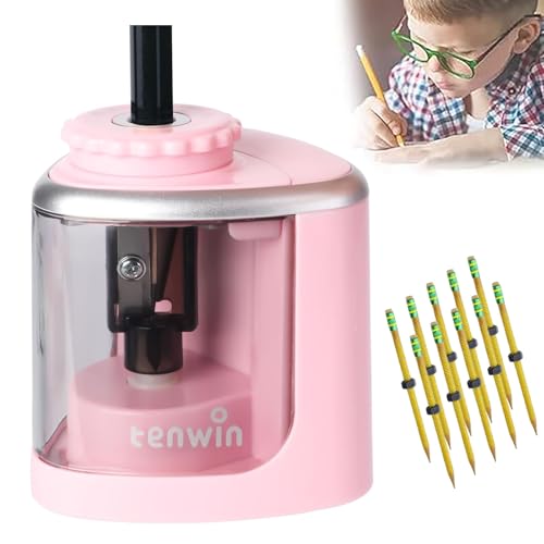 Elektrisch geladene bleistiftgeräte, tragbare bleistifte und behälter, wasserfeste messgeräte, batteriestrom, sicher rollende elektrische rollschuster, in haushalten, büros und schulen pink 1+10 von Generic
