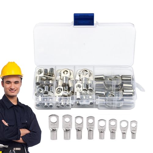 Elektrische Crimp-Steckverbinder Kit - 60x Klemmen für elektrische Kabel | Drahtverbindungszentrum Klemme, Schraubklemmenstecker für Haushaltsgeräte, Maschinen Elektrische Crimp-Steckverbinder Kit - 60x Klemmen für elektrische Kabel | Drahtverbindungszentrum Klemme, Schraubklemmenstecker für Haushaltsgeräte, Maschinen von Generic
