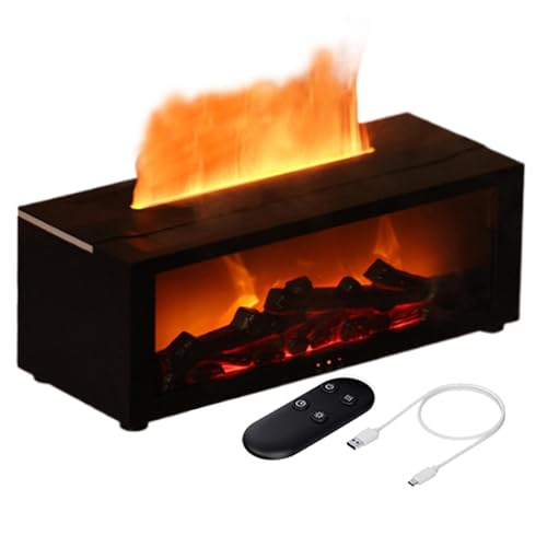 Elektrischer Diffusor - LED Flamme Aroma Diffuser Wasserdampf 7 Farben | Luftbefeuchter mit Timer | Duftöl Diffusor mit Flammeneffekt für entspannende Aromatherapie Elektrischer Diffusor - LED Flamme Aroma Diffuser Wasserdampf 7 Farben | Luftbefeuchter mit Timer | Duftöl Diffusor mit Flammeneffekt für entspannende Aromatherapie von Generic