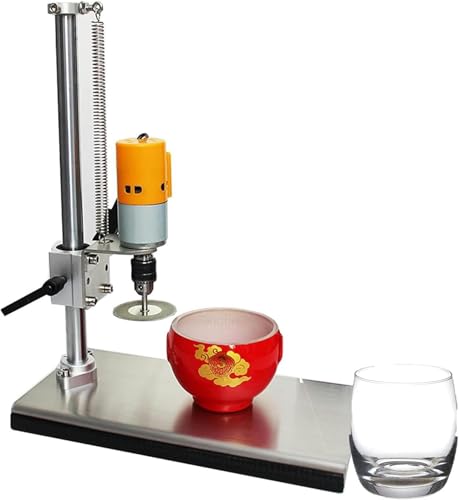 Elektrischer Glasflaschenschneider, Glasflaschenschneidemaschine mit arbeitssparendem Griff, maximale Motordrehzahl 3000 U/min und sauberes Schneiden, für DIY-Blumentöpfe, Basteln von Generic