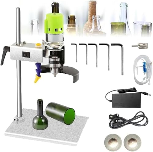 Elektrischer Glasflaschenschneider für den Schreibtisch mit 7 Geschwindigkeiten, multifunktionale Flaschenschneidemaschine, für kreative Basteldekorationen Elektrischer Glasflaschenschneider für den Schreibtisch mit 7 Geschwindigkeiten, multifunktionale Flaschenschneidemaschine, für kreative Basteldekorationen von Generic