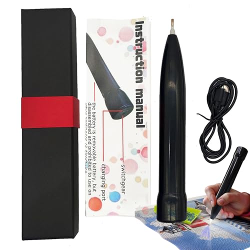 Elektrischer Schmuckstein Stift | Vakuum Stein Kunst Malstift,Automatische Saugfunktion Bastelzubehör Für Mütter Mädchen Frauen Kinder Elektrischer Schmuckstein Stift | Vakuum Stein Kunst Malstift,Automatische Saugfunktion Bastelzubehör Für Mütter Mädchen Frauen Kinder von Generic