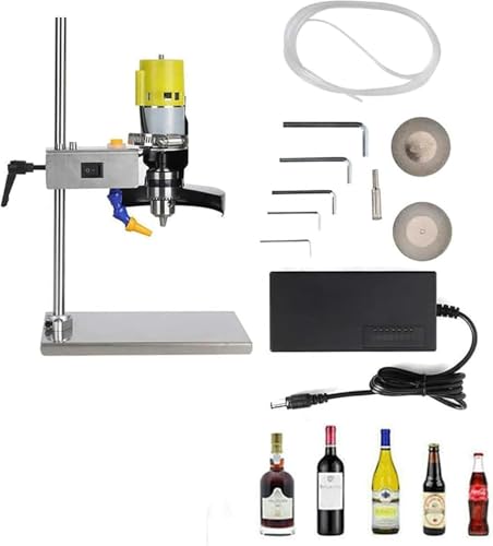 Elektrisches Glasflaschen-Schneidemaschinen-Set, Geschwindigkeit einstellbar, Glas-Handwerks-Schneidewerkzeug, für DIY-Flaschen, runde Flaschendekoration Elektrisches Glasflaschen-Schneidemaschinen-Set, Geschwindigkeit einstellbar, Glas-Handwerks-Schneidewerkzeug, für DIY-Flaschen, runde Flaschendekoration von Generic