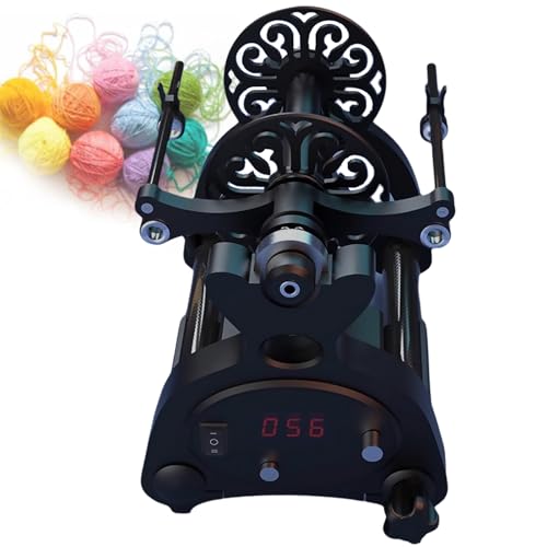 Elektrisches Spinnrad Elektrisches Spinnrad, Elektrisches Spinnrad mit Digitalanzeige, 800 U/min Garn-Wollknäuelwickler, Vorwärts-/Umschaltfunktion, 8 oz (240 g), elektrischer Wollwickler zu von Generic