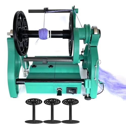 Elektrisches Wolle Spinnrad Elektrisches Spinnrad, Strickgarn-Wickler, 120 g (4 oz), Zwirnmaschine mit einstellbarer Geschwindigkeit, ausgehöhltes Design von Generic