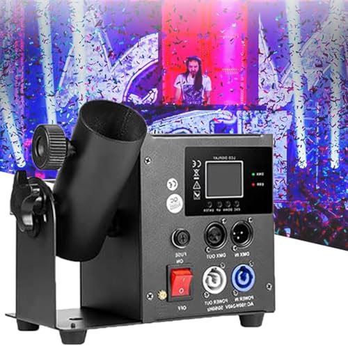 Elektronische Multicolor Konfetti Konfettikanonen Launcher Maschine Kanone Einzel DMX Bühne Effekt Gebläse Fernbedienung Elektronische Multicolor Konfetti Konfettikanonen Launcher Maschine Kanone Einzel DMX Bühne Effekt Gebläse Fernbedienung von Generic