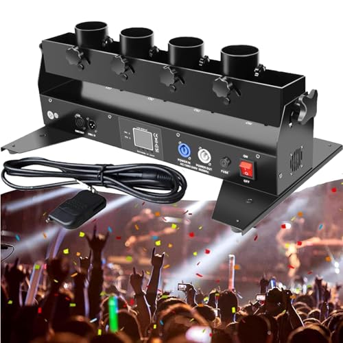 Elektronische Multicolor Konfetti Konfettikanonen-Werfermaschine, Kanone, 1500 W, professionelle elektrische Funkfernbedienung für Veranstaltungen, Partys, Clubs, Hochzeiten Elektronische Multicolor Konfetti Konfettikanonen-Werfermaschine, Kanone, 1500 W, professionelle elektrische Funkfernbedienung für Veranstaltungen, Partys, Clubs, Hochzeiten von Generic