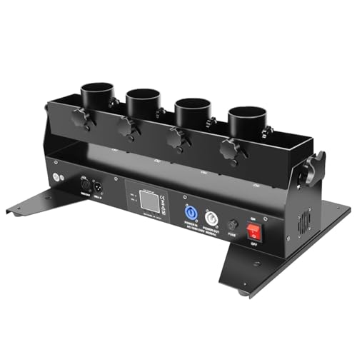 Elektronische Multicolor Konfetti Konfettikanonen-Werfermaschine, Kanone, 4 Schüsse, mit DMX512 und Fernbedienung, Bühneneffekt, 8–10 m Strahlhöhe, für Partys, Hochzeiten Elektronische Multicolor Konfetti Konfettikanonen-Werfermaschine, Kanone, 4 Schüsse, mit DMX512 und Fernbedienung, Bühneneffekt, 8–10 m Strahlhöhe, für Partys, Hochzeiten von Generic