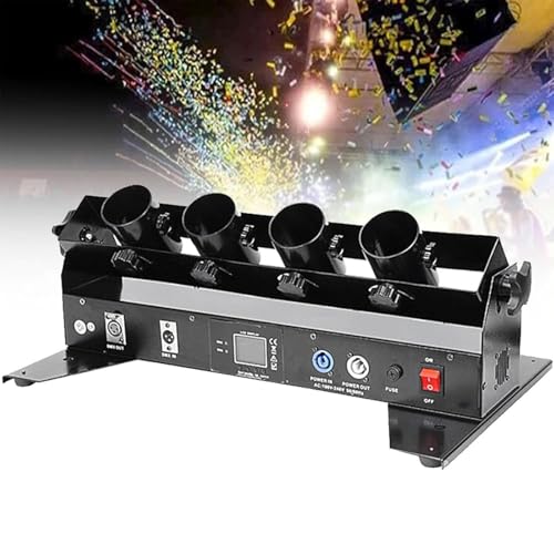 Elektronische Multicolor Konfetti Konfettikanonen-Werfermaschine, Kanone, elektrisch, ferngesteuert, hohe Leistung für rauschende Feiern bei Konzerten, Partys, Hochzeiten, Silvester Elektronische Multicolor Konfetti Konfettikanonen-Werfermaschine, Kanone, elektrisch, ferngesteuert, hohe Leistung für rauschende Feiern bei Konzerten, Partys, Hochzeiten, Silvester von Generic