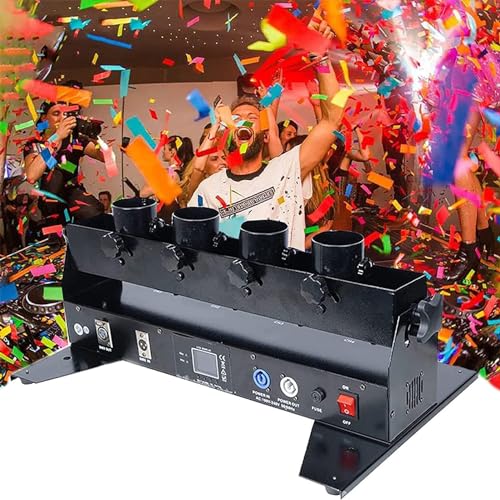 Elektronische Multicolor Konfetti Konfettikanonen-Werfermaschine, Kanone, professionelle ferngesteuerte Bühnensprühmaschine für Konzertpartys, Hochzeiten, Neujahrsgeburtstage Elektronische Multicolor Konfetti Konfettikanonen-Werfermaschine, Kanone, professionelle ferngesteuerte Bühnensprühmaschine für Konzertpartys, Hochzeiten, Neujahrsgeburtstage von Generic