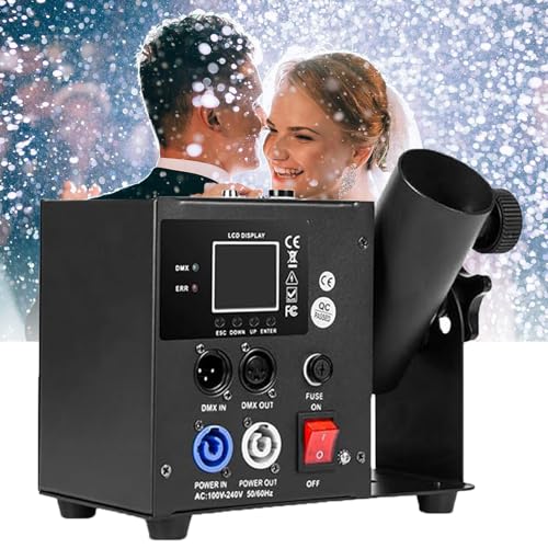 Elektronische Multicolor Konfetti Konfettikanonen-Werfermaschine, Kanone, professionelles Gebläse, DMX/Fernbedienung für Hochzeit, Disco, Show, Club, Bühne, Party Elektronische Multicolor Konfetti Konfettikanonen-Werfermaschine, Kanone, professionelles Gebläse, DMX/Fernbedienung für Hochzeit, Disco, Show, Club, Bühne, Party von Generic