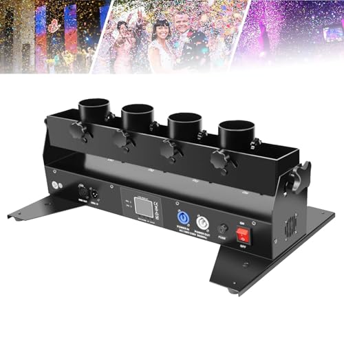 Elektronische Multicolor Konfetti Konfettikanonen-Werfermaschine, Kanone 4, elektrisch, ferngesteuert, elektrisches Papier für DJ-Party, Nachtclub, Hochzeit, Bühne, Konzert, Event, Show, Wei Elektronische Multicolor Konfetti Konfettikanonen-Werfermaschine, Kanone 4, elektrisch, ferngesteuert, elektrisches Papier für DJ-Party, Nachtclub, Hochzeit, Bühne, Konzert, Event, Show, Wei von Generic