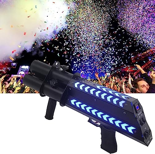 Elektronische Multicolor Konfetti Konfettikanonen-Werfermaschine, Kanone mit drei Düsen, handgehalten, elektronisch, geeignet für Bühne, Feier, Hochzeit. Elektronische Multicolor Konfetti Konfettikanonen-Werfermaschine, Kanone mit drei Düsen, handgehalten, elektronisch, geeignet für Bühne, Feier, Hochzeit. von Generic