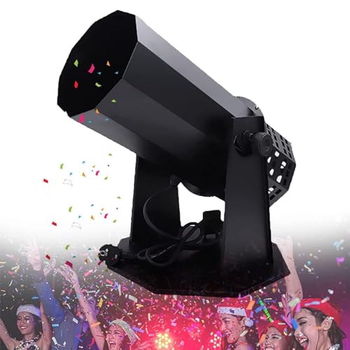 Elektronische Multicolor Konfetti Konfettikanonen-Werfermaschine, professionelle Kanone, 1500 W, elektrische Röhren, kabellose Fernbedienung, für Veranstaltungen, Partys, Clubs, Hochzeiten, Elektronische Multicolor Konfetti Konfettikanonen-Werfermaschine, professionelle Kanone, 1500 W, elektrische Röhren, kabellose Fernbedienung, für Veranstaltungen, Partys, Clubs, Hochzeiten, von Generic