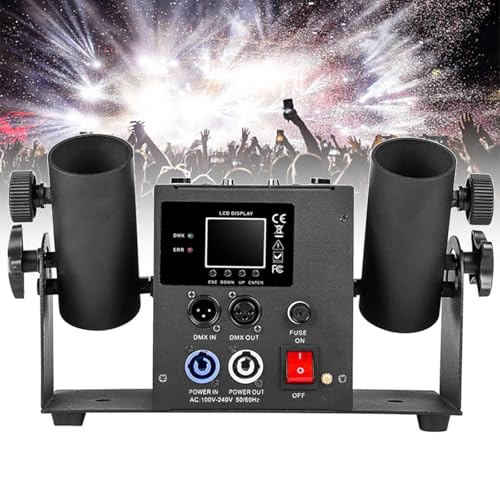 Elektronische Multicolor Konfetti Konfettikanonen-Werfermaschine, professionelle elektrische Kanone, kabellos, DMX 512 und Fernbedienung für Partys, Hochzeiten, Konzerte, Veranstaltungen Elektronische Multicolor Konfetti Konfettikanonen-Werfermaschine, professionelle elektrische Kanone, kabellos, DMX 512 und Fernbedienung für Partys, Hochzeiten, Konzerte, Veranstaltungen von Generic