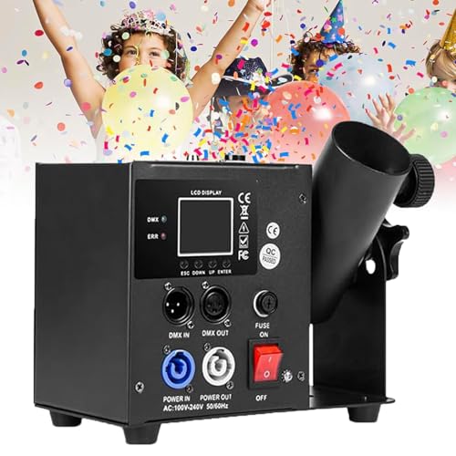 Elektronische Multicolor Konfetti Konfettikanonen-Werfermaschine, professionelle elektrische Kanone, kabellose Fernbedienung für Konzerte, Partys, Veranstaltungen, bis zu 9 m Elektronische Multicolor Konfetti Konfettikanonen-Werfermaschine, professionelle elektrische Kanone, kabellose Fernbedienung für Konzerte, Partys, Veranstaltungen, bis zu 9 m von Generic