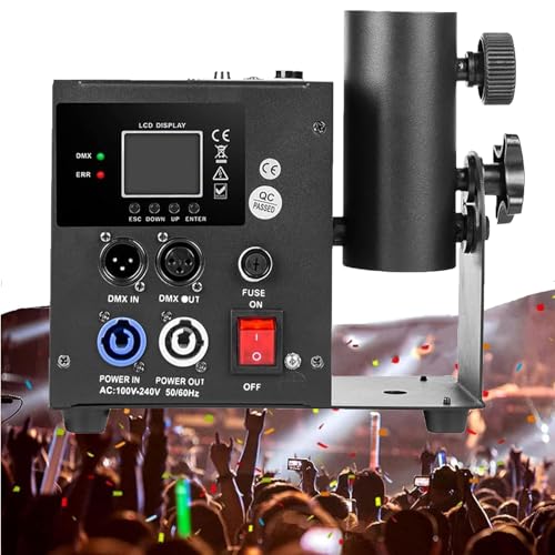 Elektronische Multicolor Konfetti Konfettikanonen-Werfermaschine, professionelle elektrische Kanone mit DMX-Fernbedienung, Shooter für DJ-Party, Hochzeit, Bühne, Konzert, Weihnachten Elektronische Multicolor Konfetti Konfettikanonen-Werfermaschine, professionelle elektrische Kanone mit DMX-Fernbedienung, Shooter für DJ-Party, Hochzeit, Bühne, Konzert, Weihnachten von Generic