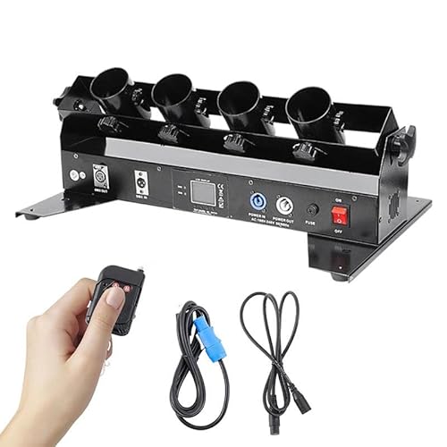 Elektronische Multicolor Konfetti Professionelle Konfettikanonen-Startmaschine, elektrischer 4-Schuss-Fernbläser für Hochzeiten, Partys, Bühnenshows Elektronische Multicolor Konfetti Professionelle Konfettikanonen-Startmaschine, elektrischer 4-Schuss-Fernbläser für Hochzeiten, Partys, Bühnenshows von Generic
