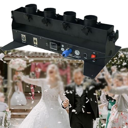 Elektronische Multicolor Konfetti Professionelle Konfettikanonen-Startmaschine, elektrischer Shooter, Gebläse, DMX/Fernbedienung für Veranstaltungen, Konzerte, Hochzeiten, Disco, Show, Club, Elektronische Multicolor Konfetti Professionelle Konfettikanonen-Startmaschine, elektrischer Shooter, Gebläse, DMX/Fernbedienung für Veranstaltungen, Konzerte, Hochzeiten, Disco, Show, Club, von Generic