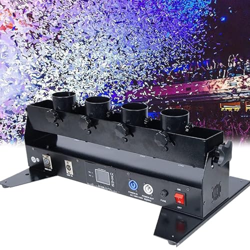Elektronische Multicolor Konfetti Professionelle Konfettikanonen-Werfermaschine, kabellos – elektrisch für Partys, Hochzeiten, Konzerte – Bühneneffekt per Fernbedienung Elektronische Multicolor Konfetti Professionelle Konfettikanonen-Werfermaschine, kabellos – elektrisch für Partys, Hochzeiten, Konzerte – Bühneneffekt per Fernbedienung von Generic