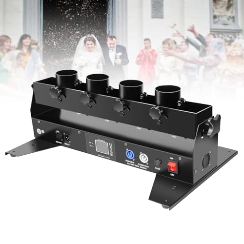 Elektronische Multicolor Konfetti Professionelle Konfettikanonen-Werfermaschine mit 4 elektrischen Bühnenfernbedienungen für Partys, Hochzeiten, Konzerte, Feiern, besondere Anlässe Elektronische Multicolor Konfetti Professionelle Konfettikanonen-Werfermaschine mit 4 elektrischen Bühnenfernbedienungen für Partys, Hochzeiten, Konzerte, Feiern, besondere Anlässe von Generic
