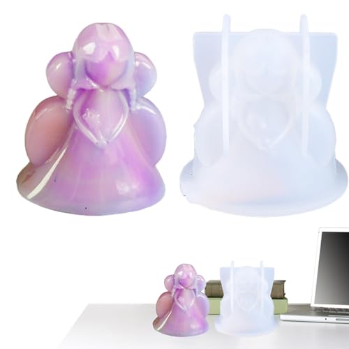 Engel-Kerzenformen | Engel Kerzenformen Silikon | Silikonformen zum Dekorieren von Kuchen, Kuchen, Dekorieren von Duftkerzen, DIY Engel-Kerzenformen | Engel Kerzenformen Silikon | Silikonformen zum Dekorieren von Kuchen, Kuchen, Dekorieren von Duftkerzen, DIY von Generic