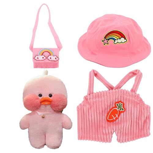 Ente mit Kleidung, luxuriöse Ente mit Kleidung - Bold Puppen-Spielzeug | süßes Luxustier mit Bekleidungszubehör, Tierbekleidung von Generic