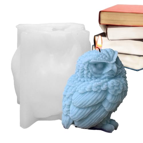 Epoxidharzform – Aromatherapie-Gips in Tierform, Eulen-Kerzenform, einfache Freigabe, Silikonform für Schokoladenkuchen-Dekoration Epoxidharzform – Aromatherapie-Gips in Tierform, Eulen-Kerzenform, einfache Freigabe, Silikonform für Schokoladenkuchen-Dekoration von Generic