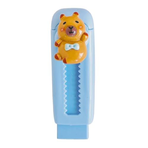 Eraser einziehbar – Capybara niedlicher Radierstift, einziehbar, Stifthalter zum Schieben, Push-Pinning aus weichem Gummi zum Zeichnen und Malen, gleiten von Kunstmalereien von Generic