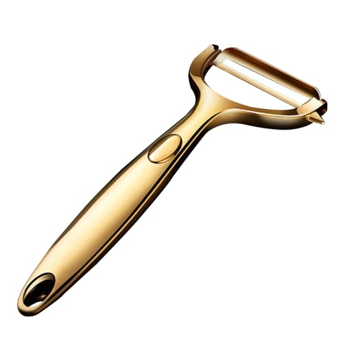 Ergonomische Kartoffelschäler - Edelstahl -Obstschale, Y -förmige Küchenschäler | Präzisions-Handheld-Schäler mit scharfen Klinge, Mehrzweck-Peeling-Werkzeug für, Äpfel, Gurken von Generic