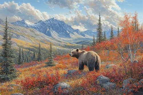 Erwachsene Diamond Painting DIY 5D Voll Bohren Set Berge Majestätische Grizzly Bild Diamant Gemälde Diamant Malerei Arts Craft Perfekt Für Entspannung Und Decor Quadratischer Diamant 60x90cm C1536 Erwachsene Diamond Painting DIY 5D Voll Bohren Set Berge Majestätische Grizzly Bild Diamant Gemälde Diamant Malerei Arts Craft Perfekt Für Entspannung Und Decor Quadratischer Diamant 60x90cm C1536 von Generic