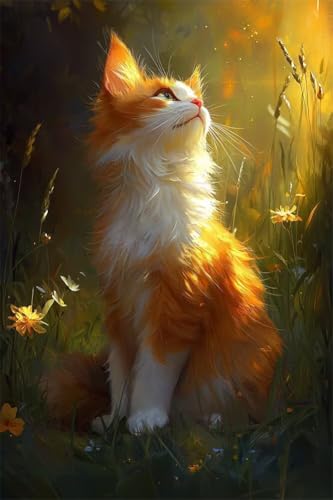 Erwachsene Diamond Painting DIY 5D Voll Bohren Set Blumen Süße Katze Bild Diamant Gemälde Diamant Malerei Arts Craft Perfekt Für Entspannung Und Decor Quadratischer Diamant 100x150cm C1500 Erwachsene Diamond Painting DIY 5D Voll Bohren Set Blumen Süße Katze Bild Diamant Gemälde Diamant Malerei Arts Craft Perfekt Für Entspannung Und Decor Quadratischer Diamant 100x150cm C1500 von Generic