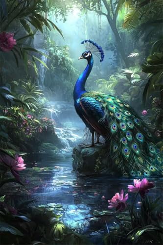 Erwachsene Diamond Painting DIY 5D Voll Bohren Set Bunter Verträumter Pfau Bild Diamant Gemälde Diamant Malerei Arts Craft Perfekt Für Entspannung Und Decor Runder Diamant 100x150cm C0470 Erwachsene Diamond Painting DIY 5D Voll Bohren Set Bunter Verträumter Pfau Bild Diamant Gemälde Diamant Malerei Arts Craft Perfekt Für Entspannung Und Decor Runder Diamant 100x150cm C0470 von Generic
