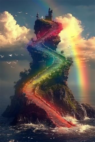 Erwachsene Diamond Painting DIY 5D Voll Bohren Set Himmel Strand Regenbogen Bild Diamant Gemälde Diamant Malerei Arts Craft Perfekt Für Entspannung Und Decor Quadratischer Diamant 90x135cm C1475 Erwachsene Diamond Painting DIY 5D Voll Bohren Set Himmel Strand Regenbogen Bild Diamant Gemälde Diamant Malerei Arts Craft Perfekt Für Entspannung Und Decor Quadratischer Diamant 90x135cm C1475 von Generic