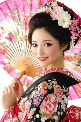 Erwachsene Diamond Painting DIY 5D Voll Bohren Set Japanische Kimono Geisha Bild Diamant Gemälde Diamant Malerei Arts Craft Perfekt Für Entspannung Und Decor Quadratischer Diamant 100x150cm C1185 Erwachsene Diamond Painting DIY 5D Voll Bohren Set Japanische Kimono Geisha Bild Diamant Gemälde Diamant Malerei Arts Craft Perfekt Für Entspannung Und Decor Quadratischer Diamant 100x150cm C1185 von Generic