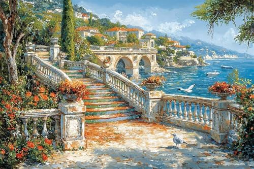 Erwachsene Diamond Painting DIY 5D Voll Bohren Set Küstenstadtlandschaft Bild Diamant Gemälde Diamant Malerei Arts Craft Perfekt Für Entspannung Und Decor Quadratischer Diamant 20x30cm C1581 Erwachsene Diamond Painting DIY 5D Voll Bohren Set Küstenstadtlandschaft Bild Diamant Gemälde Diamant Malerei Arts Craft Perfekt Für Entspannung Und Decor Quadratischer Diamant 20x30cm C1581 von Generic