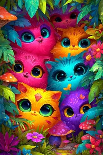 Erwachsene Diamond Painting DIY 5D Voll Bohren Set Niedliche Cartoon Katze Bild Diamant Gemälde Diamant Malerei Arts Craft Perfekt Für Entspannung Und Decor Runder Diamant 100x150cm C0354 Erwachsene Diamond Painting DIY 5D Voll Bohren Set Niedliche Cartoon Katze Bild Diamant Gemälde Diamant Malerei Arts Craft Perfekt Für Entspannung Und Decor Runder Diamant 100x150cm C0354 von Generic