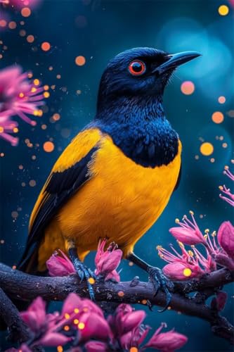 Erwachsene Diamond Painting DIY 5D Voll Bohren Set Schöner Eleganter Vogel Bild Diamant Gemälde Diamant Malerei Arts Craft Perfekt Für Entspannung Und Wand Decor Quadratischer Diamant 100x150cm B1087 von Generic
