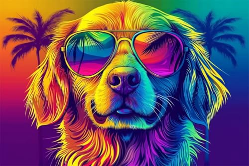 Erwachsene Diamond Painting DIY 5D Voll Bohren Set Sommer Golden Retriever Bild Diamant Gemälde Diamant Malerei Arts Craft Perfekt Für Entspannung Und Decor Quadratischer Diamant 50x75cm C1547 Erwachsene Diamond Painting DIY 5D Voll Bohren Set Sommer Golden Retriever Bild Diamant Gemälde Diamant Malerei Arts Craft Perfekt Für Entspannung Und Decor Quadratischer Diamant 50x75cm C1547 von Generic