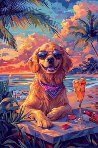 Erwachsene Diamond Painting DIY 5D Voll Bohren Set Sommer Golden Retriever Bild Diamant Gemälde Diamant Malerei Arts Craft Perfekt Für Entspannung Und Decor Quadratischer Diamant 80x120cm C1463 Erwachsene Diamond Painting DIY 5D Voll Bohren Set Sommer Golden Retriever Bild Diamant Gemälde Diamant Malerei Arts Craft Perfekt Für Entspannung Und Decor Quadratischer Diamant 80x120cm C1463 von Generic