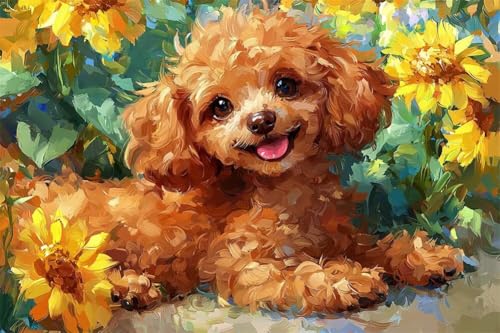 Erwachsene Diamond Painting DIY 5D Voll Bohren Set Sonnenblumenlandschaft Pudel Bild Diamant Gemälde Diamant Malerei Arts Craft Perfekt Für Entspannung Und Decor Quadratischer Diamant 80x120cm C1558 Erwachsene Diamond Painting DIY 5D Voll Bohren Set Sonnenblumenlandschaft Pudel Bild Diamant Gemälde Diamant Malerei Arts Craft Perfekt Für Entspannung Und Decor Quadratischer Diamant 80x120cm C1558 von Generic